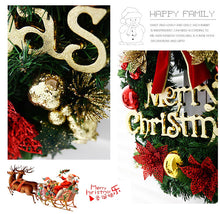 Load image into Gallery viewer, Christmas Decorations 30cm Christmas Wreath Artificial Wreath Door Hanging Showcase Tool Background Christmas Tree Accessories
