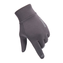 Load image into Gallery viewer, Sports Gloves Full Finger Men's Velvet Thermal Non-Slip Outdoor Cycling Mountain Bike Touch Screen Gloves

