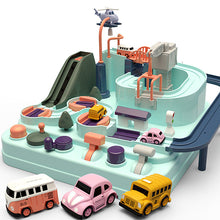 Load image into Gallery viewer, Rail Car Train Track Toys For Kids 2 To 4 Years Old Adventure Game Toy For Boy Birthday Gift Children Parking Lot Toy
