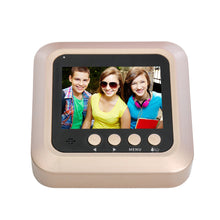 Load image into Gallery viewer, 160 ° Wide Angle HD Smart Cat's Eye Household Electronic Doorbell 2.4-Inch Visual Monitoring Anti-Theft
