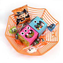 Load image into Gallery viewer, 10PCs Candy Box Halloween Little Monster Candy Box Colorful Gift Square Packing Box
