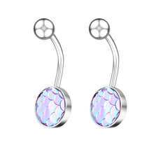 Load image into Gallery viewer, Belly Ring Creative Scale Navel Stud Piercing Jewelry
