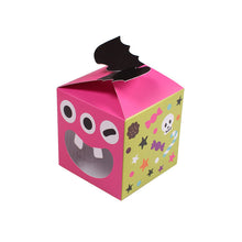 Load image into Gallery viewer, 10PCs Candy Box Halloween Little Monster Candy Box Colorful Gift Square Packing Box
