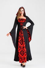 Load image into Gallery viewer, Costumes Cospaly Halloween Witch Costume Female Adult Ghost Vampire Vampire Black and Red Devil Dress Death
