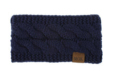 Load image into Gallery viewer, Hair Accessories Autumn and Winter Fleece Wool Knitted Hair Band Sports Headband Earmuffs
