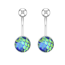 Load image into Gallery viewer, Belly Ring Creative Scale Navel Stud Piercing Jewelry
