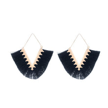 Load image into Gallery viewer, Ethnic Style Creative Triangle Earrings Exaggerated Geometry Tassel Earrings Fashion Autumn and Winter Jewelry
