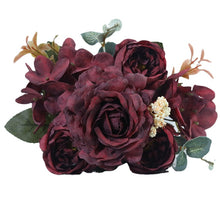Load image into Gallery viewer, Hydrangea Roses Artificial Flowers for Home Wedding Decorations
