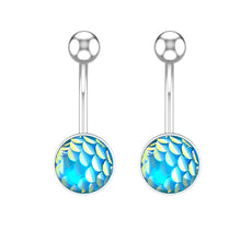 Load image into Gallery viewer, Belly Ring Creative Scale Navel Stud Piercing Jewelry
