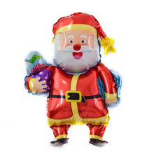 Load image into Gallery viewer, Mini Christmas Tree Christmas Snowman Balloon Christmas Party Arrangement Balloon Mini Christmas Aluminum Film Balloon
