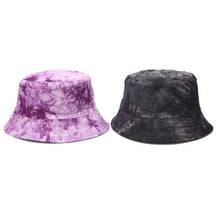 Load image into Gallery viewer, Ink Painting Pattern Summer Fisherman Hat Men and Women Street Trendy Tie-Dye Double-Sided Wear Bucket Hat Sun Hat

