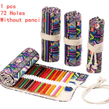 Load image into Gallery viewer, Pencil Case Colorful Cloth Pencil Case Stationery Cosmetic Pencil Storage Bag
