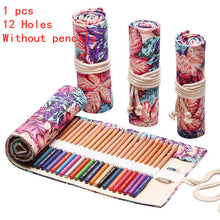 Load image into Gallery viewer, Pencil Case Colorful Cloth Pencil Case Stationery Cosmetic Pencil Storage Bag
