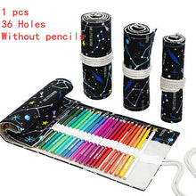 Load image into Gallery viewer, Pencil Case Colorful Cloth Pencil Case Stationery Cosmetic Pencil Storage Bag
