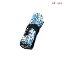 Load image into Gallery viewer, Pencil Case Canvas Roll Up Pencil Bag Pen Curtain Case Makeup Wrap Holder
