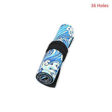 Load image into Gallery viewer, Pencil Case Canvas Roll Up Pencil Bag Pen Curtain Case Makeup Wrap Holder
