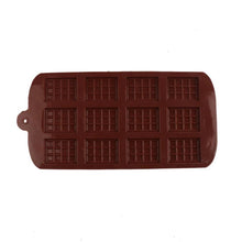 Load image into Gallery viewer, 12 Even Chocolate Mold Silicone Fondant Molds DIY Candy Bar Mould Sugarcraft Cake Decoration Tools Kitchen Baking Accessories
