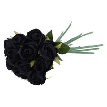 Load image into Gallery viewer, 12 Heads Simulation Artificial Rose Flower Silk Bouquet Wedding Party Home Decor Beauty Cheap Fake Flowers indoor Accessories
