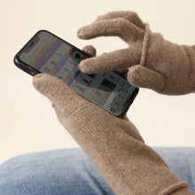 Load image into Gallery viewer, Double-Layer Dual-Use Touch Screen Gloves Winter Full Finger Five Finger Two-Piece Set One-Click Hair Generation Knitted Gloves for Women
