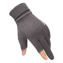 Load image into Gallery viewer, Winter Suede Gloves Men's Warm with Velvet Touch Screen Thickened Deerskin Gloves
