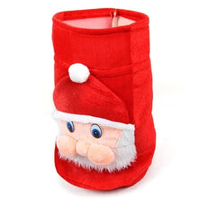 Load image into Gallery viewer, Christmas Decoration Supplies Backpack for the Elderly Gift Bag High-Grade Gold Velvet Gift Bag Large Drawstring Candy Bag
