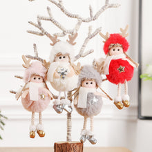 Load image into Gallery viewer, 2pcs Christmas Plush Angel Pendant Children Cute Doll Girl Gift Christmas Tree Pendant
