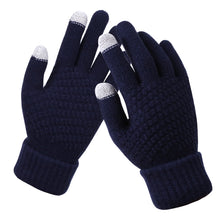 Load image into Gallery viewer, Women's Fleece Lined Padded Warm Keeping Non-Slip Couple Knitted Touch-Screen Gloves

