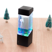 Load image into Gallery viewer, Led Colorful Jellyfish Lamp Aquarium Volcano Fish Jelly 3D Small Night Lamp
