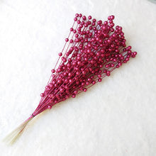 Load image into Gallery viewer, Christmas Decoration Pistachio Display Gold Powder Berry Fake Flower Party Photography Supplies Flower Arrangement with Fruit
