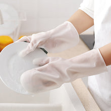 Load image into Gallery viewer, Dishwashing Household Gloves Non-Slip Heatproof Wear-Resistant Kitchen Rubber Rubber Gloves
