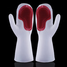 Load image into Gallery viewer, Dishwashing Household Gloves Non-Slip Heatproof Wear-Resistant Kitchen Rubber Rubber Gloves
