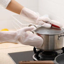 Load image into Gallery viewer, Dishwashing Household Gloves Non-Slip Heatproof Wear-Resistant Kitchen Rubber Rubber Gloves
