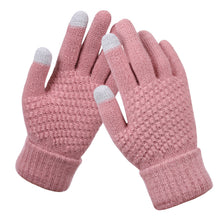 Load image into Gallery viewer, Women's Fleece Lined Padded Warm Keeping Non-Slip Couple Knitted Touch-Screen Gloves
