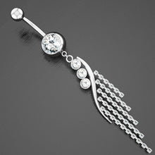 Load image into Gallery viewer, Tassel Belly Ring Navel Stud Puncture
