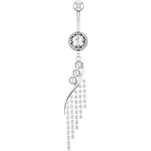 Load image into Gallery viewer, Tassel Belly Ring Navel Stud Puncture
