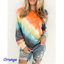 Load image into Gallery viewer, Spring and Autumn Print round Neck Long Sleeve Casual T-shirt Top Women's Clothing
