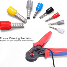 Load image into Gallery viewer, 1250pcs/box Wire Terminal Crimp Connector Insulated Uninsulated Cable Terminals End Ferrules HSC8 6-4A Crimping Pliers Tool

