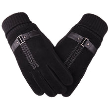 Load image into Gallery viewer, Men's Pigskin Gloves Winter Skiing Outdoor Cycling Warm Thickened Non-Slip Gloves
