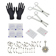 Load image into Gallery viewer, Nose Ring Nose Stud SUNFLOWER Puncture Kit Human Body Piercing Accessories Disposable Puncture Tool
