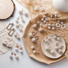 Load image into Gallery viewer, Autumn  Winter Earrings New Trendy Wool Ball Earrings Plush Autumn and Winter Women's Temperamental Earrings
