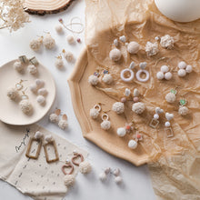 Load image into Gallery viewer, Autumn  Winter Earrings New Trendy Wool Ball Earrings Plush Autumn and Winter Women's Temperamental Earrings
