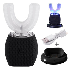 Load image into Gallery viewer, Intelligent Automatic Sonic 360 U-shaped Three-mode Toothbrush USB Rechargeable Electric Toothbrush
