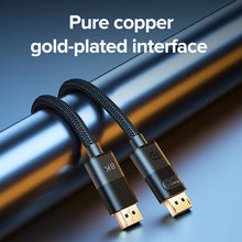Load image into Gallery viewer, Cable DisplayPort High Speed Cable DP male to DP male cable for PC Laptop Video TV Computer Switch PS5 PS4 Pro Gaming monitor Audio
