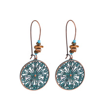 Load image into Gallery viewer, Ethnic Style Earrings Turquoise Retro National Style Earrings Set Bohemian Earrings
