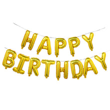 Load image into Gallery viewer, Christmas Happy Birthday Girl Boy Aluminum Foil Balloon Set Scene Background Wall Layout Male Adult Party Decoration Supplies
