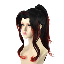 Load image into Gallery viewer, Kimetsu No Yaiba Black Dead MOU Jiguoyuan Cos Wig Black Red Gradient Color Jiguoyan Sheng
