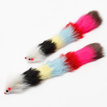Load image into Gallery viewer, Funny Cat Supplies with Bell Cat Toy 30cm Colorful Plush Lengthened Simulation Mouse Pet Toys
