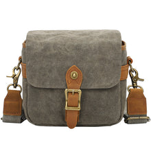 Load image into Gallery viewer, Canvas SLR Camera Bag Mirrorless Camera Bag Sony A6000 A7R Waterproof Single-Shoulder Camera Bag
