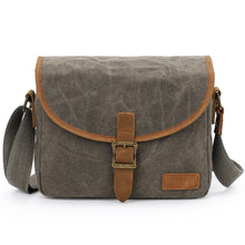 Load image into Gallery viewer, S. C. Cotton Waterproof Canvas Photography Bag Leisure Eos SLR Digital Packet Anti-Seismic Micro Single-Shoulder Camera Bag
