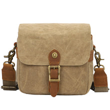 Load image into Gallery viewer, Canvas SLR Camera Bag Mirrorless Camera Bag Sony A6000 A7R Waterproof Single-Shoulder Camera Bag

